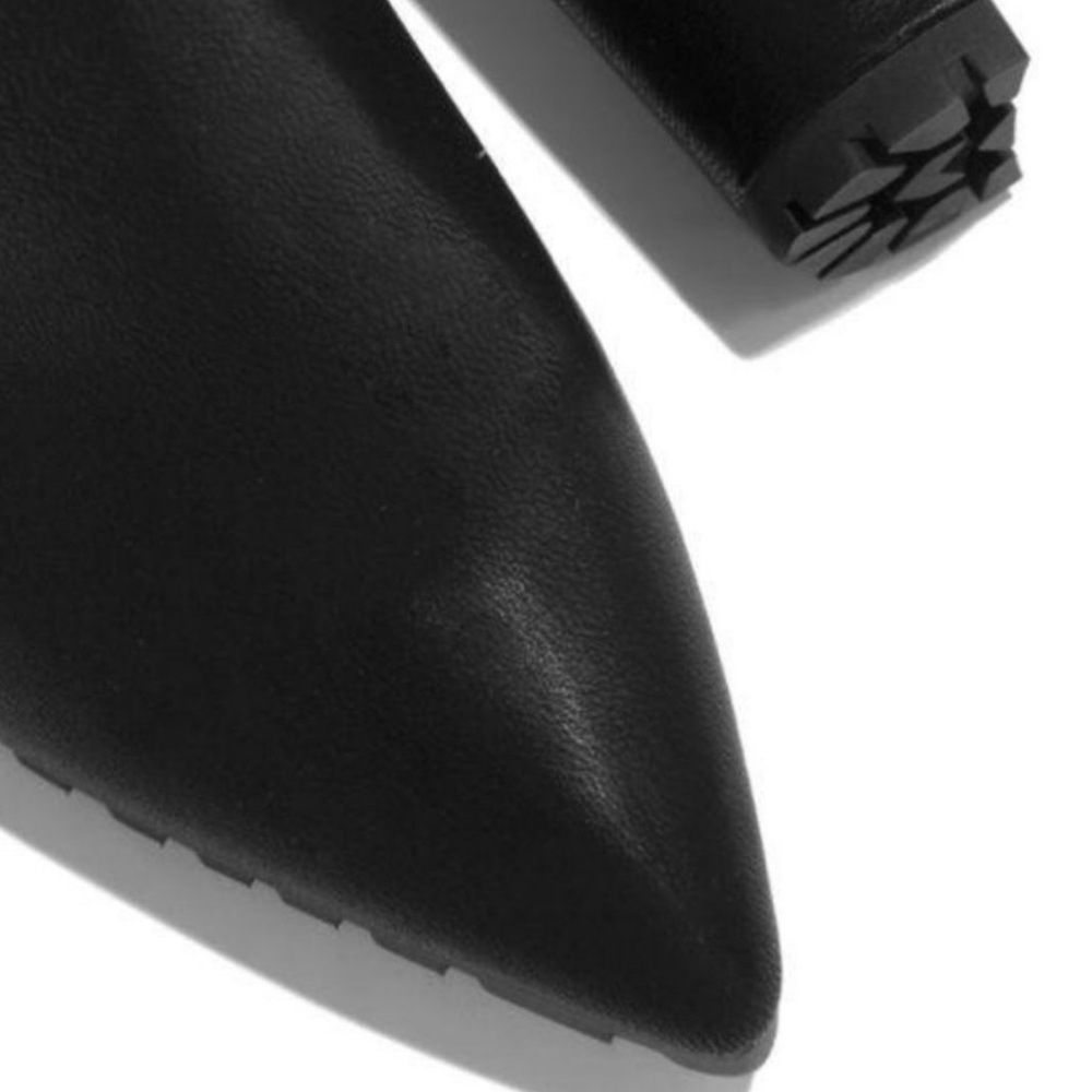 NWT Ankle Booties with Side Slit / Black - Picture 3 of 6